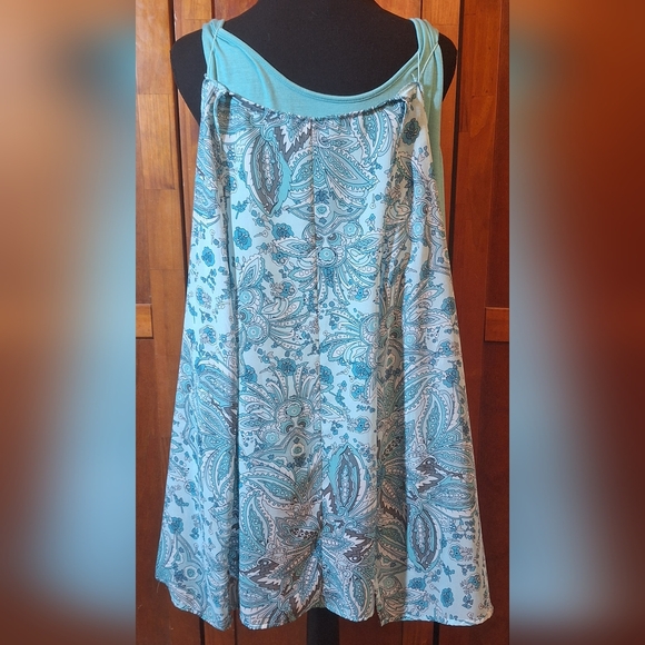 CROFT & BARROW cardigan/kimono with attached tank top Size XL - Picture 6 of 8